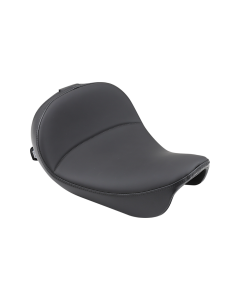 Drag Solo Black Harley Seat W/ EZ Glide II Backrest Option for FXD/FLD 06-17