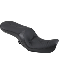 DS Low-Profile Touring Pillow-Style Black Harley Seat for 06-17 FXD/FLD