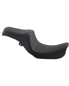 Drag Predator III Smooth Black Vinyl Narrow Harley Seat for 06-17 FXD/FLD 