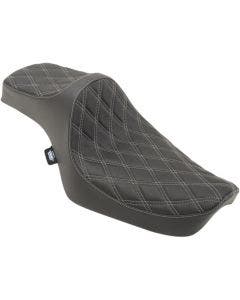 Drag Specialties 0804-0733 Black Predator 3 Double Diamond Seat 82-03 Sportster