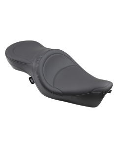 Drag Low-Profile Wide Touring Mild Stitched Seat 4 Harley 04-22 XL Models