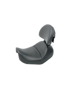 Saddlemen Heels Down Solo Seat W/Backrest 4 Harley 04-20 XL W/4.5 Gal Tank