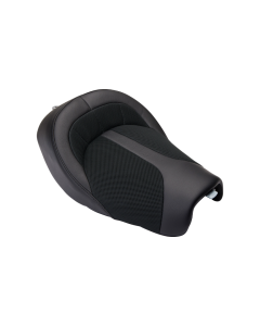 Danny Gray BigIST Solo Black Leather Air Seat 4 Harley 04-21 XL Models
