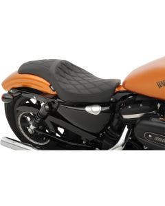 Drag Specialties Diamond Stitch Predator Seat for Harley Sportster XL 10-22
