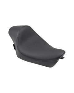 Drag Specialties Café-Style Smooth Vinyl Black Seat 4 Harley 04-22 XL Models