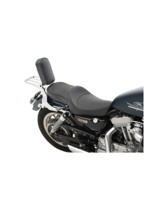 Drag Low-Profile Touring Mild Stitch Black Seat 4 Harley 82-03 XL Models