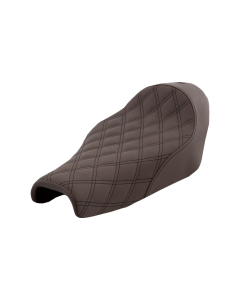 Saddlemen Renegade Lattice Stitch Brown Solo Seat 4 Harley 04-22 XL W/3.3 Tank 10-22 XLX