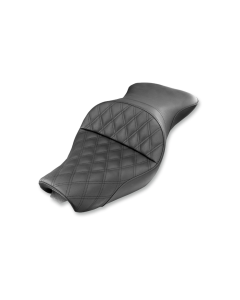 Saddlemen Explorer Lattice Stitch Touring Seat 4 Harley 04-20 XL W/4.5 Gal Tank