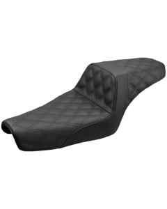 Saddlemen Step-Up Full Lattice Black Seat 4 Harley 04-22 XL W/3.3 Tank