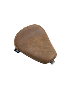 Drag Specialties Bobber-Style Solo Distressed Brown Leather Seat 4 Harley 10-22 XL