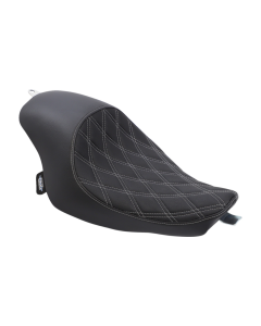 Drag Specialties 3/4 Solo Double Diamond W/Silver Seat 4 Harley 04-22 XL Models