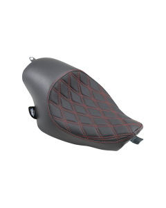 Drag Specialties 3/4 Solo Double Diamond W/Red Seat 4 Harley 04-22 XL Models