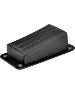Biltwell Vertical Tuck & Roll Black Harlot Pillion Pad For Custom and Rigid Applications
