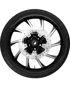 Coastal Moto Cut 21" Hurricane Front Wheel/Rotor/Tire Combo 4 Harley 08-24 Touring