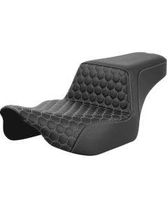 Saddlemen Step-Up HC Extended Reach W/Silver Stitch Seat Harley 23-24 FLH/FLT