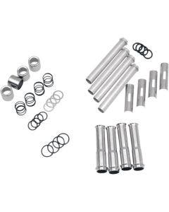 Chrome Pushrod Tube Cover Kit Adjustable Quick Install Pushrods Twin Cam 99-16