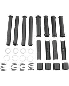 Drag Specialties Satin Black Pushrod Tubes for Harley Evolution Big Twins 84-99