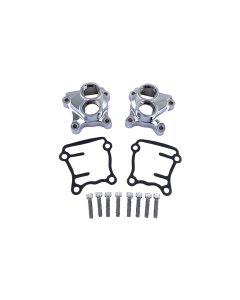 Drag Specialties Lifter Cover Tappet Block Kit Chrome Harley Twin Cam 99-17
