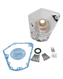 Drag Chrome EVO Big Twin Cam Chest Die Cast Cover Harley 93-99 Repl 25256-93 