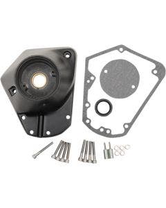 Drag Black EVO Big Twin Cam Chest Die Cast Cover Harley 93-99 Repl 25256-93 