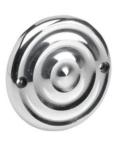 Biltwell Polished Raw 2 Hole Points Ignition Cover Harley EVO & XL