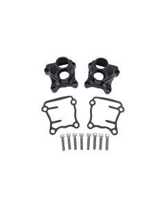 Drag Specialties Lifter Cover Tappet Block Kit Black Harley Twin Cam 99-17