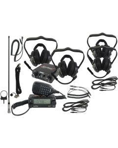 NavAtlas 4 Person Behind The Neck Communication Package Intercom Headset & Radio