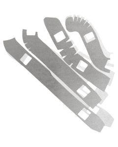 DEI Heat Shield Liner Kit 4 Harley 09-16 Touring Models, Khrome Werks Outlaw 2-1