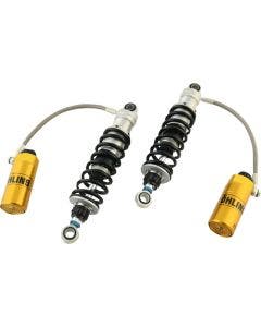 Ohlins STX 36 Twin Shocks W/Black Springs Harley 91-13 Touring Models