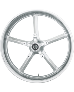 Coastal Moto 21x3.25 Rockstar Chrome Front Wheel W/ABS 4 Harley 08-24 Touring
