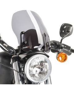 Puig 9283H Smoke New Generation Naked Windscreen Harley Sportster XL 04-17