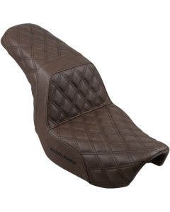 Buy Saddlemen 806-04-175BR Brown Step Up Full LS Seat 06-16 Harley Dyna FXDWG FLD 0803-0589 08030589 leather gel technology comfort stunts wheelies stunt sons of anarchy dyna from Eastern Performance Cycles. Great prices and free shipping!