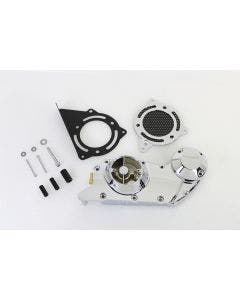 V-Twin 10-0478 Chrome Cam & Sprocket Cover Set Kit 04-19 Harley Sportster XL
