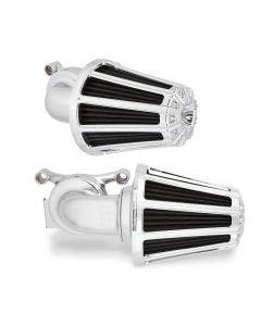 Arlen Ness Stage 1 Chrome Monster Sucker Air Cleaner 4 Harley 00-17 Twin Cam