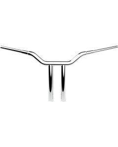 LA Choppers 1 1/2" Chrome Kage Fighter T-Bars 14" Rise for Harley 