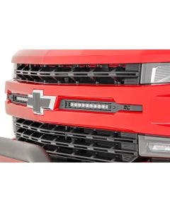 Rough Country 70817 Dual 10" LED Light Bar Grille Kit 2019-Up Silverado 1500 New