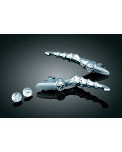 Kuryakyn Chrome Zombie Brake Clutch Levers Harley FLH/T Cable Clutch 08-13