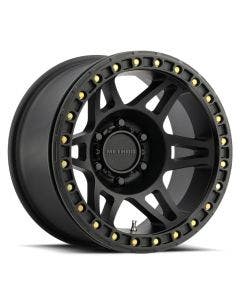 Method Race Wheels 106 Beadlock Matte Black 17X9 5X5 5X127 -44MM Offset Rim Jeep