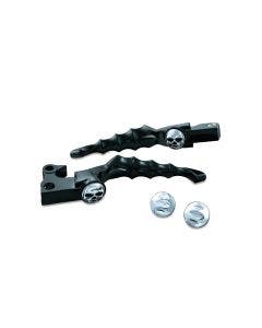 Kuryakyn Black Zombie Brake Clutch Levers Harley FLH/T Cable Clutch '08-'13
