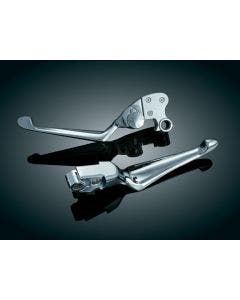 Kuryakyn Chrome Boss Blades with Adjustable Clutch Lever '04-UP Sportster (pr)