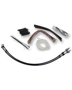 FBI Fat Baggers Black 14 EZ Install Kit Hydraulic Lines Harley Batwing 08-13