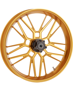 Arlen Ness Gold Split-Spoke 21x3.5 Rim Wheel 4 Harley 