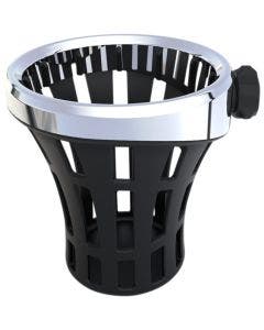 Ciro 50810 Chrome Lip Big Ass Drink Holder with Mount 30oz bottles 99-20 Harley
