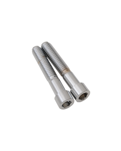 Drag Specialties Chrome Smooth Starter Bolt Kit 4 Harley M8 Models