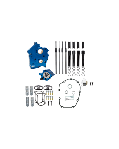 S&S M8 Chain Drive Kit W/O Cams W/Black Rods 4 Oil-Cooled 17-23 M8 