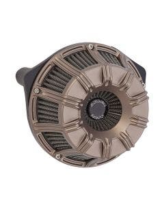 Arlen Ness 600-012 Titanium Inverted 10 Gauge Air Cleaner 17-20 M8 Touring Softail