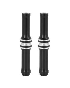 Arlen Ness 03-643 10-Gauge Black Pushrod Covers 17-18 Harley FLH/T M8