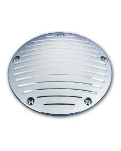 Pro-One 203861 Chrome Ball-Milled Billet Derby Cover 17-Up Harley Touring M8