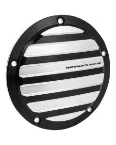 Performance Machine Drive 5 Hole Contrast Cut Derby Cover Harley Big Twin 99-18