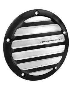 Performance Machine 0177-2040-BMP Drive 5 Hole Platinum Cut Derby Cover H-D 99-18